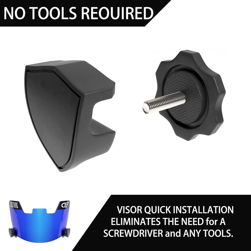 LeCool Multi-Color Football Visor,Enhance Your Game -Fits Adult & Youth Football Helmets - Image 4
